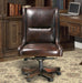 Parker House Prestige Leather Desk Chair in Cigar - Furniture Max (Falls Church,VA) *