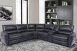 Parker House Samson Armless Chair in Banner Navy - Furniture Max (Falls Church,VA) *