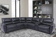 Parker House Samson Corner Wedge in Banner Navy - Furniture Max (Falls Church,VA) *
