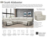 Parker House Scott Power Entertainment Console in Alabaster - Furniture Max (Falls Church,VA) *
