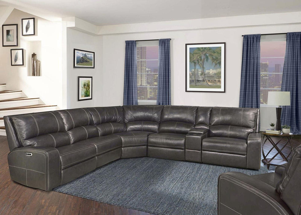 Parker House Swift Straight Console w/ USB in Twilight - Furniture Max (Falls Church,VA) *