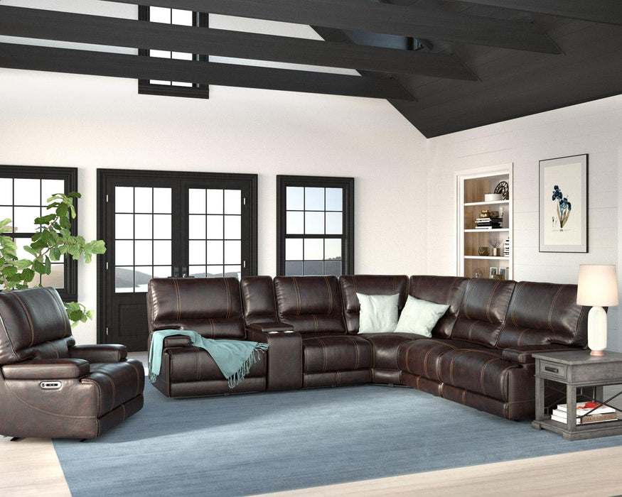 Parker House Whitman Cordless Corner Wedge in Verona Coffee - Furniture Max (Falls Church,VA) *