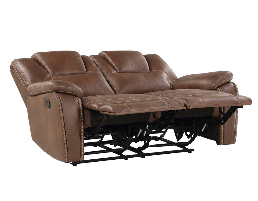 Steve Silver Katrine Manual Reclining Loveseat in Chestnut Brown - Furniture Max (Falls Church,VA) *