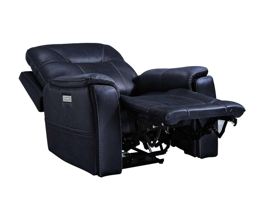Steve Silver Lexington Triple-Power Media Recliner in Ocean Blue - Furniture Max (Falls Church,VA) *