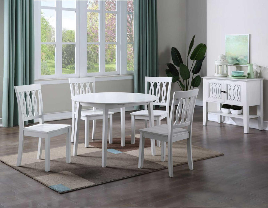 Steve Silver Naples Dining Table in Antiqued White - Furniture Max (Falls Church,VA) *