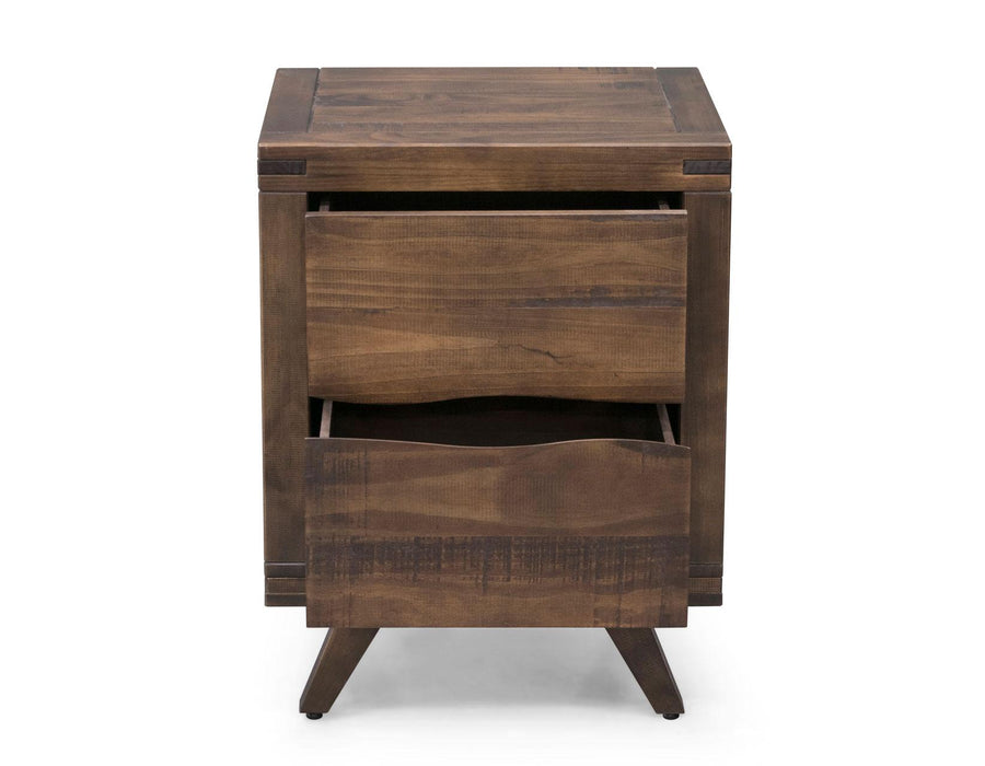 Steve Silver Pasco 2 Drawer Nightstand in Cocoa
