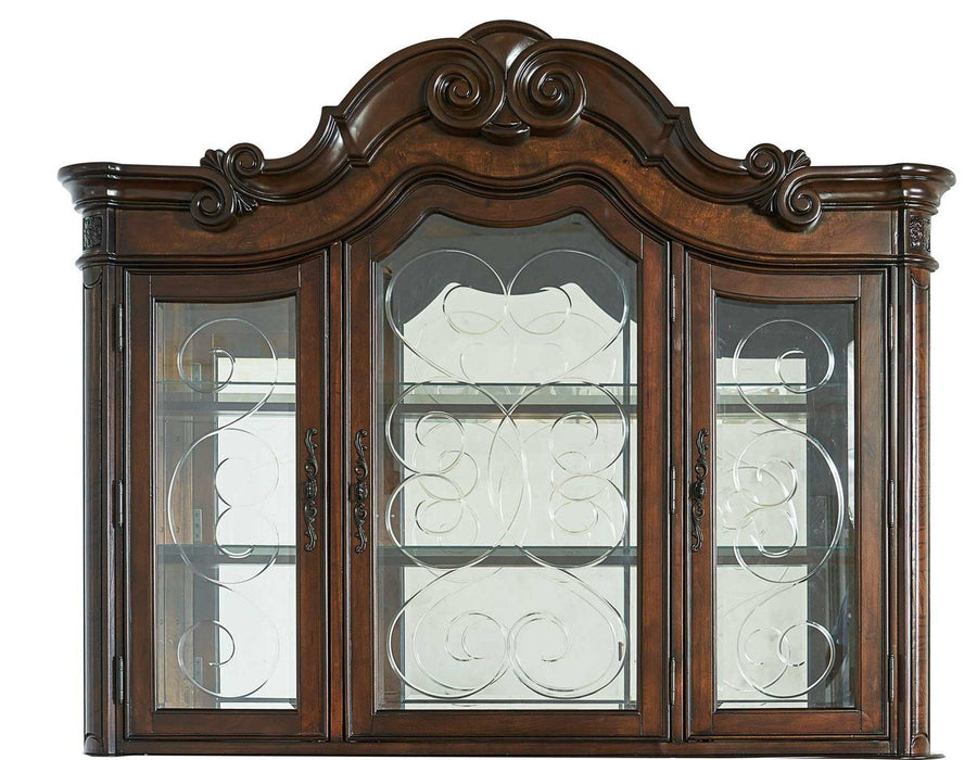 Steve Silver Royale Buffet w/ Hutch in Brown Pecan - Furniture Max (Falls Church,VA) *