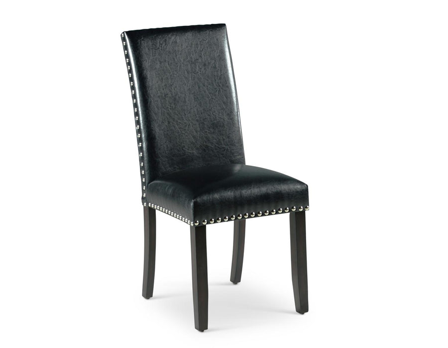 Steve Silver Westby Black Side Chair in Ebony Wood (Set of 2)