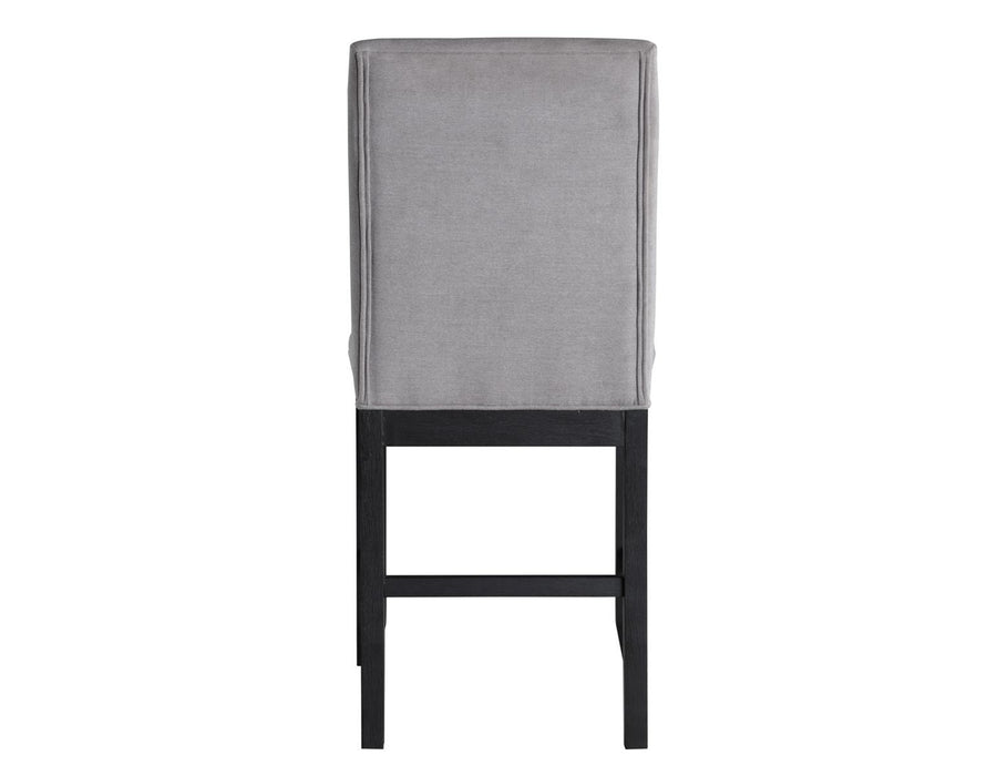 Steve Silver Yves Counter Chair in Rubbed Charcoal (Set of 2)