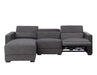 Steve Silver Zara LAF Dual-Power Chofa in Charcoal - Furniture Max (Falls Church,VA) *