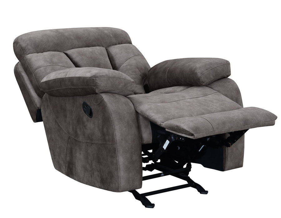 Steve Silver Bogata Manual Glider Recliner in Majestic Mushroom - Furniture Max (Falls Church,VA) *