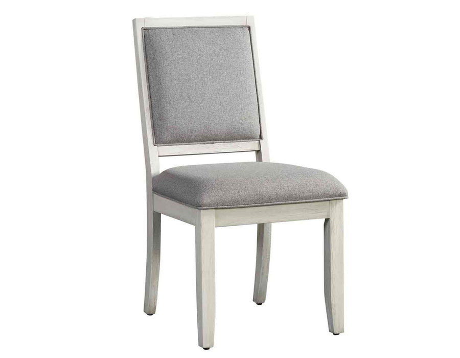 Steve Silver Canova Side Chair in Cathedral White (Set of 2)