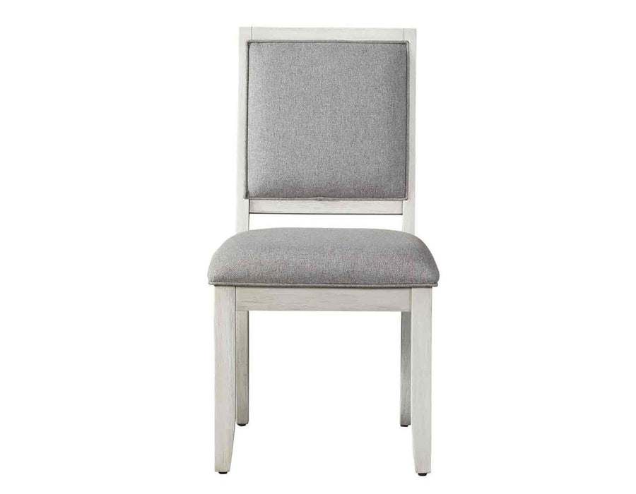 Steve Silver Canova Side Chair in Cathedral White (Set of 2)