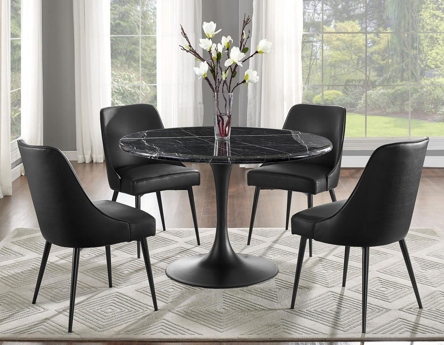 Steve Silver Colfax Side Chair in Black (Set of 2)