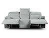Steve Silver Cyprus Manual Reclining Sofa in Two-Tone Cloud - Furniture Max (Falls Church,VA) *