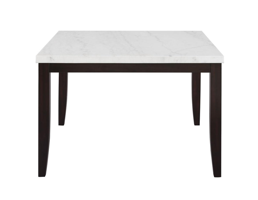 Steve Silver Francis Square Marble Top Counter Table in Cordovan Dark Cherry - Furniture Max (Falls Church,VA) *