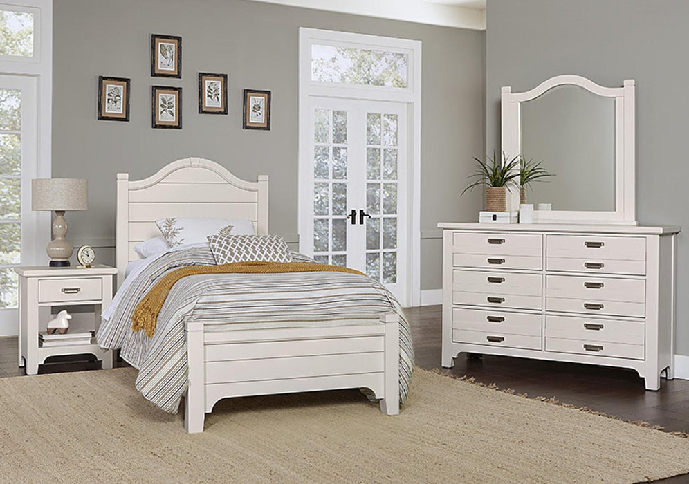 Vaughan-Bassett Bungalow Full Arched Bed in Lattice - Furniture Max (Falls Church,VA) *