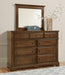 Vaughan-Bassett Heritage Landscape Mirror in Amish Cherry - Furniture Max (Falls Church,VA) *