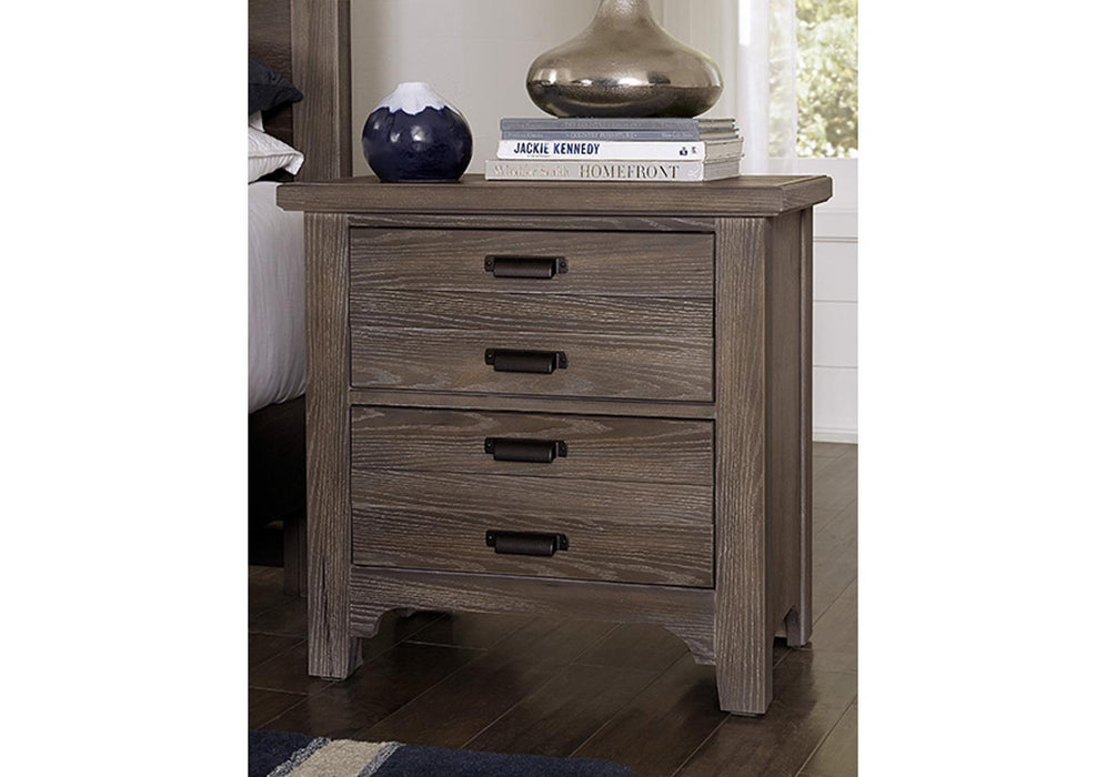 Vaughan-Bassett Bungalow 2 Drawer Nightstand in Folkstone