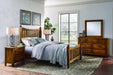 Vaughan-Bassett Maple Road King Slat Poster Bed  in Antique Amish - Furniture Max (Falls Church,VA) *