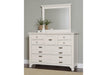 Vaughan-Bassett Bungalow 9 Drawer Master Dresser in Lattice - Furniture Max (Falls Church,VA) *