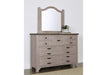 Vaughan-Bassett Bungalow Master Arch Mirror in Dover - Furniture Max (Falls Church,VA) *