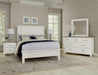 Vaughan-Bassett Maple Road Triple Dresser in Soft White/Natural Top - Furniture Max (Falls Church,VA) *