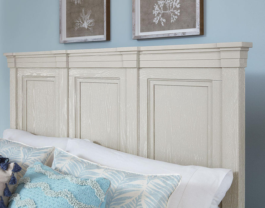 Vaughan-Bassett Passageways Oyster Grey California King Mansion Bed with Low Profile Footboard in Grey - Furniture Max (Falls Church,VA) *