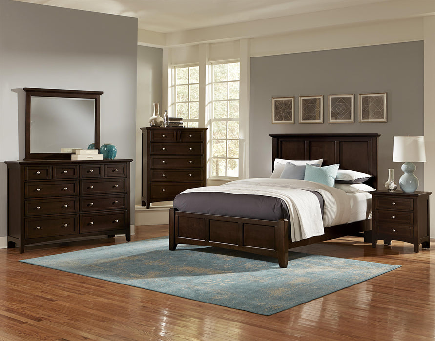 Vaughan-Basset Bonanza Cal. King Mansion Bed in Merlot - Furniture Max (Falls Church,VA) *