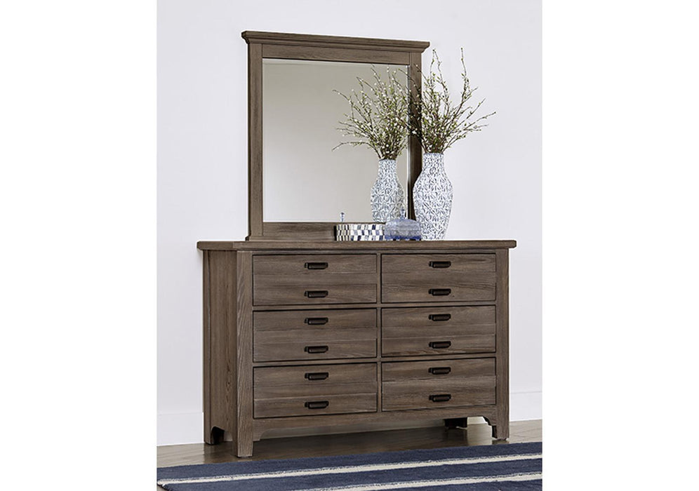 Vaughan-Bassett Bungalow Master Landscape Mirror in Folkstone - Furniture Max (Falls Church,VA) *