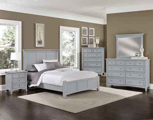 Vaughan-Bassett Bonanza Full Mansion Bed Bed in Gray - Furniture Max (Falls Church,VA) *