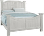 Vaughan-Bassett Sawmill Queen Arch Bed in Alabaster Two Tone - Furniture Max (Falls Church,VA) *