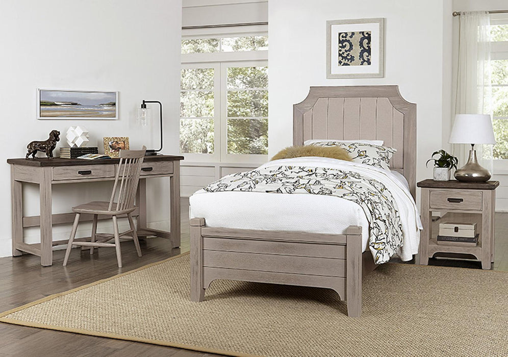 Vaughan-Bassett Bungalow Twin Upholstered Bed in Dover - Furniture Max (Falls Church,VA) *