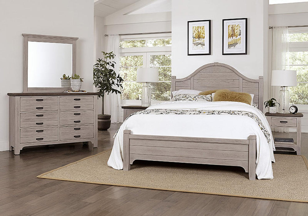 Vaughan-Bassett Bungalow King Arched Bed in Dover - Furniture Max (Falls Church,VA) *