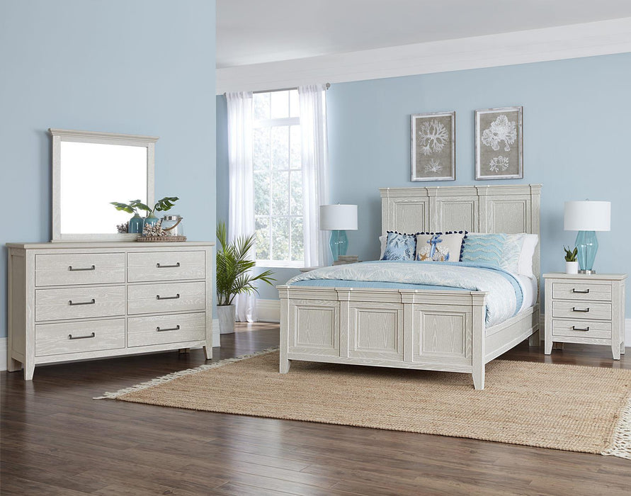 Vaughan-Bassett Passageways Oyster Grey Queen Mansion Bed in Grey - Furniture Max (Falls Church,VA) *