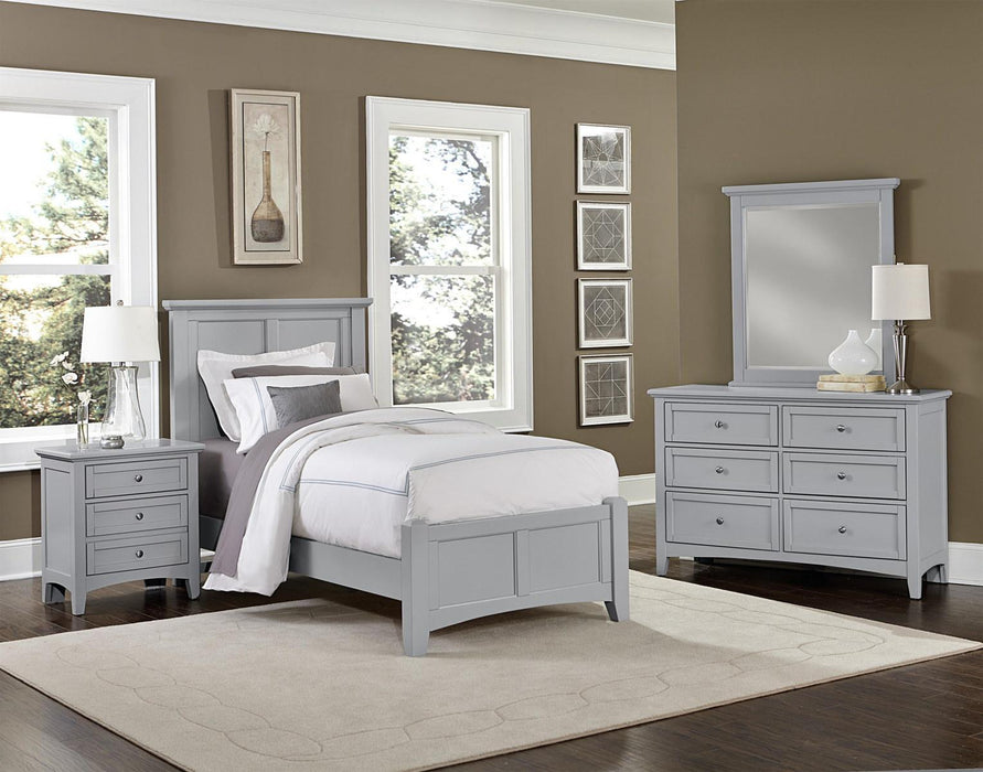 Vaughan-Bassett Bonanza Small Landscape Mirror in Gray - Furniture Max (Falls Church,VA) *