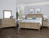 Vaughan-Bassett Passageways Deep Sand Queen Mansion Bed in Medium Brown - Furniture Max (Falls Church,VA) *