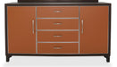 21 Cosmopolitan 4 Drawer Dresser in Orange/Umber image