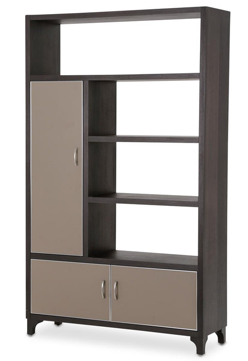 21 Cosmopolitan Left Bookcase in Taupe/Umber image
