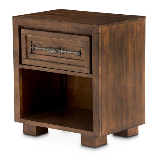 Carrollton One Drawer Nightstand in Rustic Ranch image