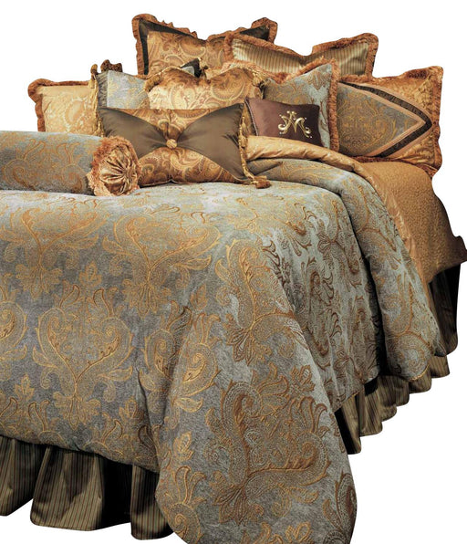Elizabeth 12-pc Queen Comforter Set in Aqua image