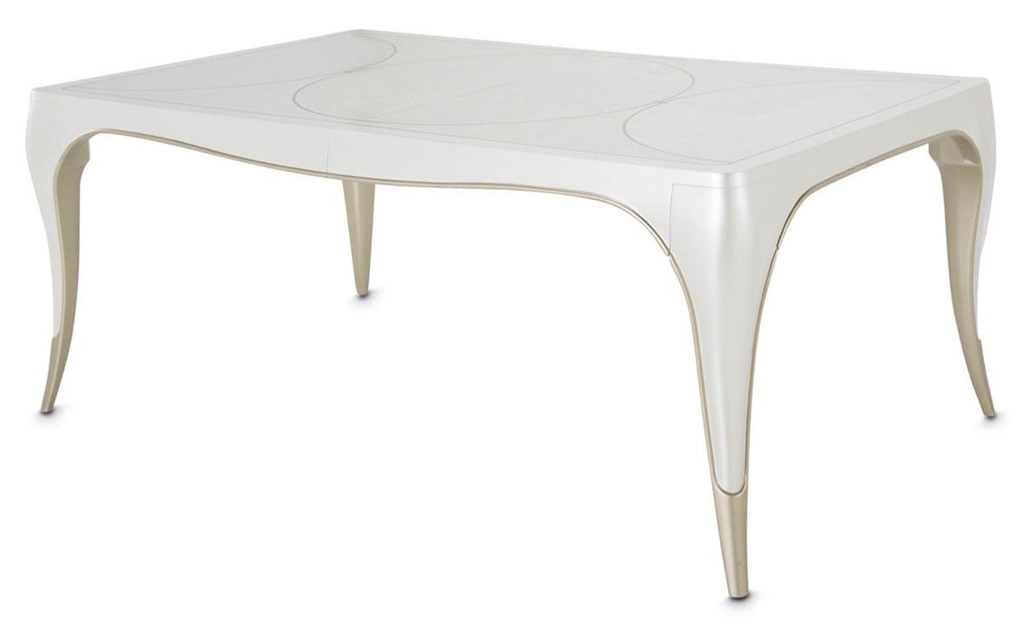 Furniture London Place Dining Table in Creamy Pearl image