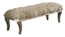 Hollywood Swank Bed Bench in Platinum image