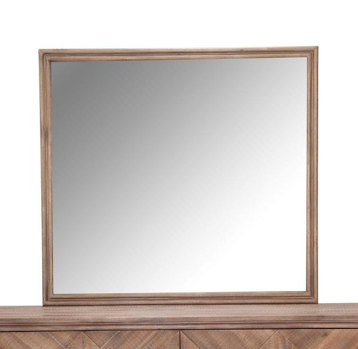 Hudson Ferry Mirror in Driftwood (Brown Fabric) image