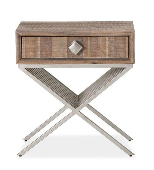Hudson Ferry Side Table w/ Drawer in Driftwood image