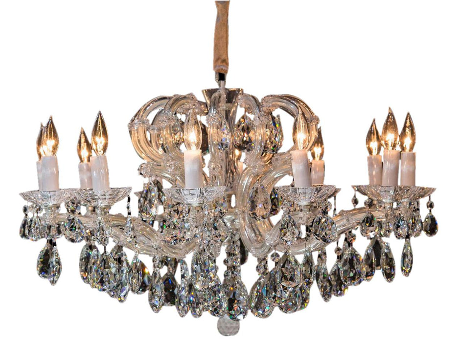 Lighting Alhambra 12 Light Chandelier in Clear and Silver image