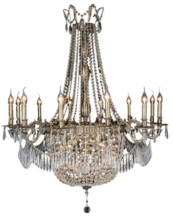 Lighting Summer Place 24 Light Chandelier in Clear and Antique image