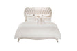 London Place King Upholstered Panel Bed in Creamy Pearl image