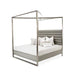 Metro Lights California King Metal Bed w/Post in Midnight 9010000CK-809 image