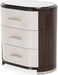 Paris Chic 3 Drawer Nightstand in Espresso image